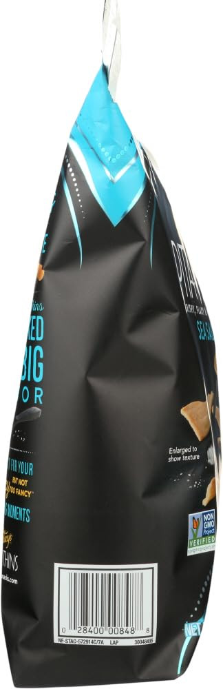 Stacy’s Pita Thins Chips 6.5oz Pack of 2 Sea Salt Flavor Non GMO Snacks