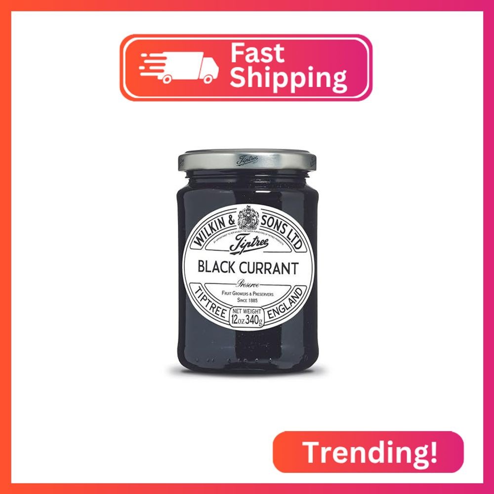 Tiptree Black Currant Preserve, 12 Ounce Jar