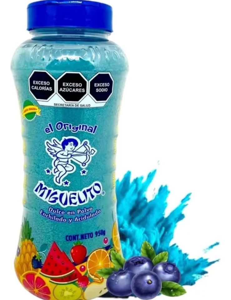 2 Pack DULCE EN POLVO «MIGUELITO» SABOR Mora Azul 950g