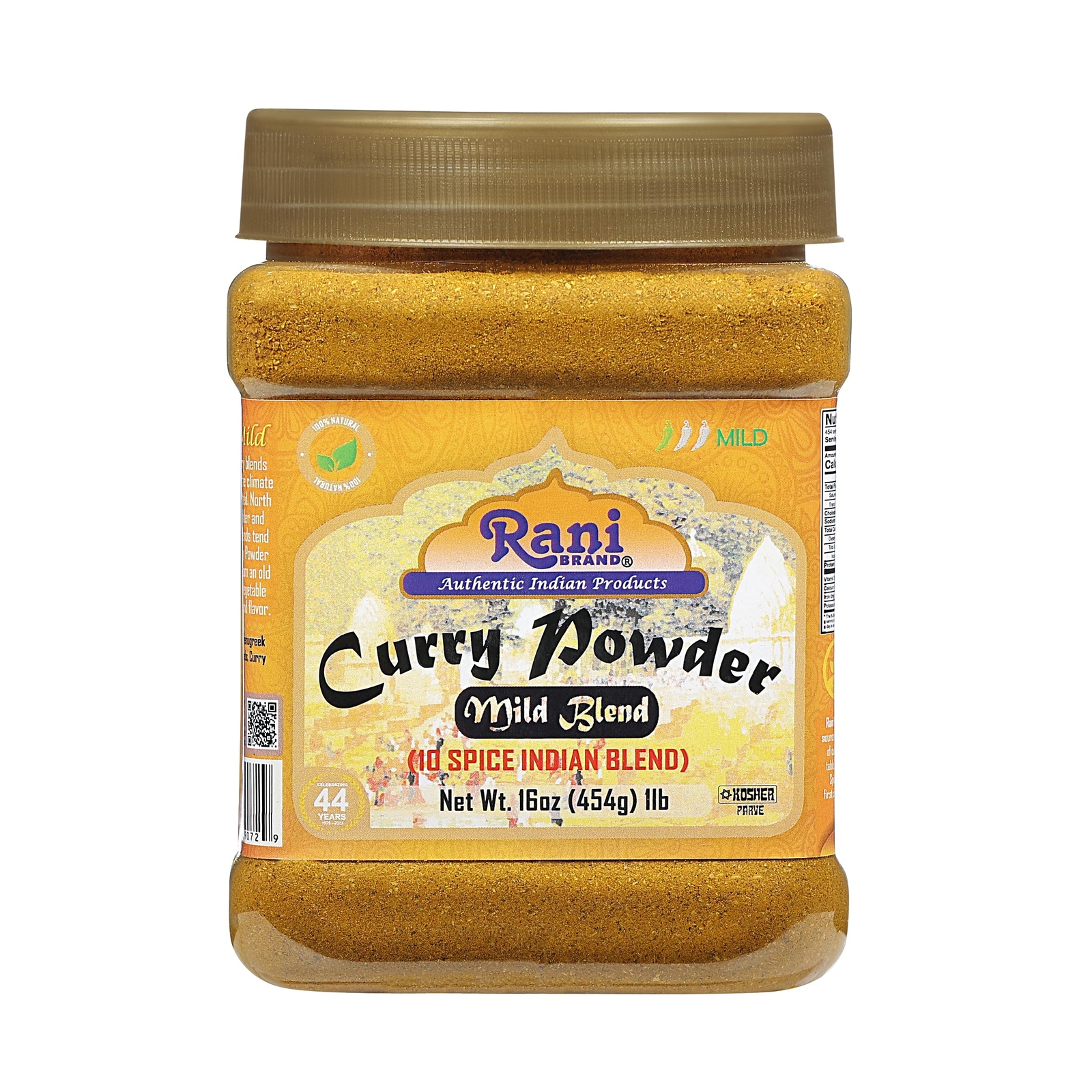 Rani Curry Powder Mild Natural 10-Spice Blend 1lb (16oz)