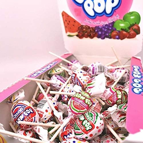 Charms Blow Pops – 100 Count Box of Assorted Fruit Flavors – Perfect for Sharing