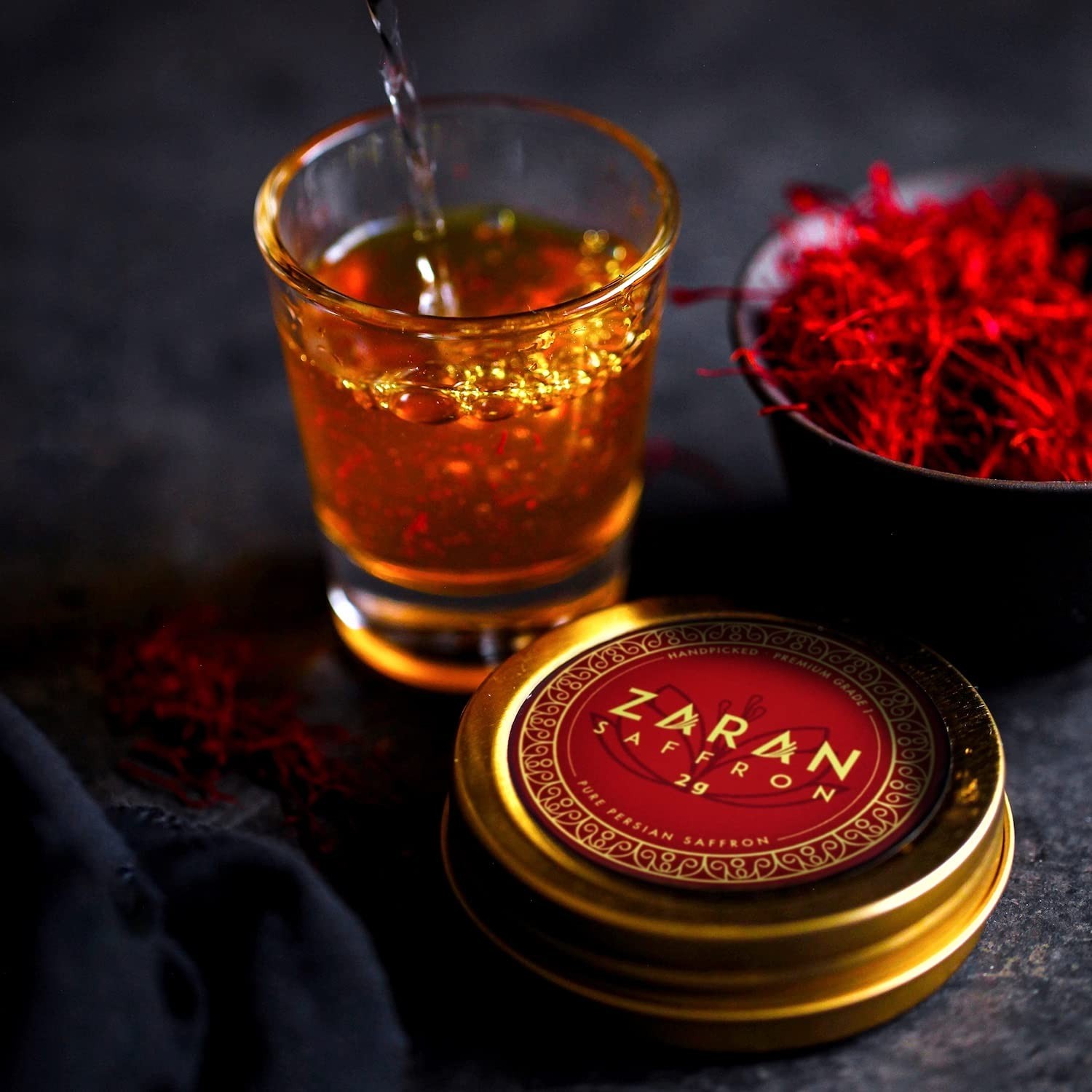 Gourmet Super Negin Saffron Threads – 2g, Flavor Boost for Teas & Dishes