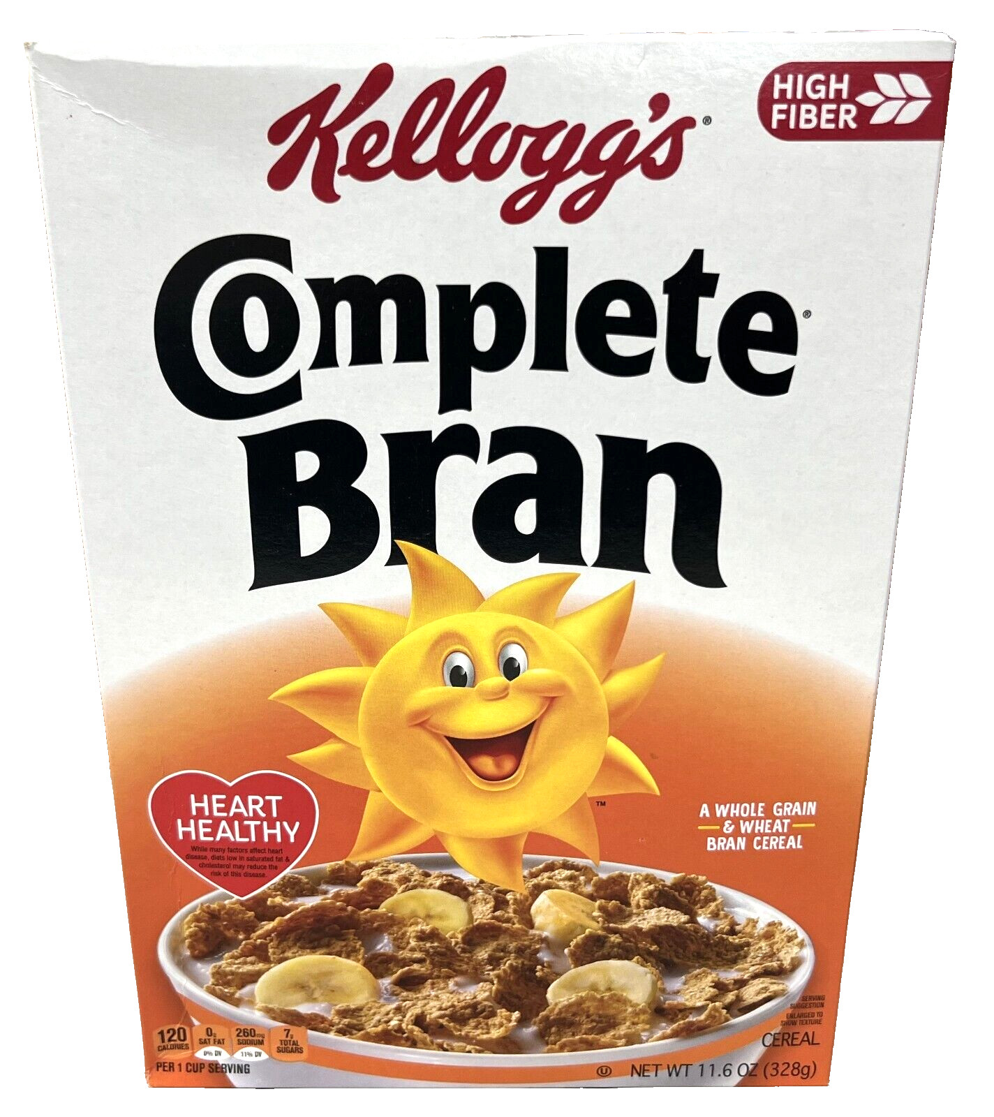 Kellogg’s Complete Bran High Fiber Cereal 11.6 oz
