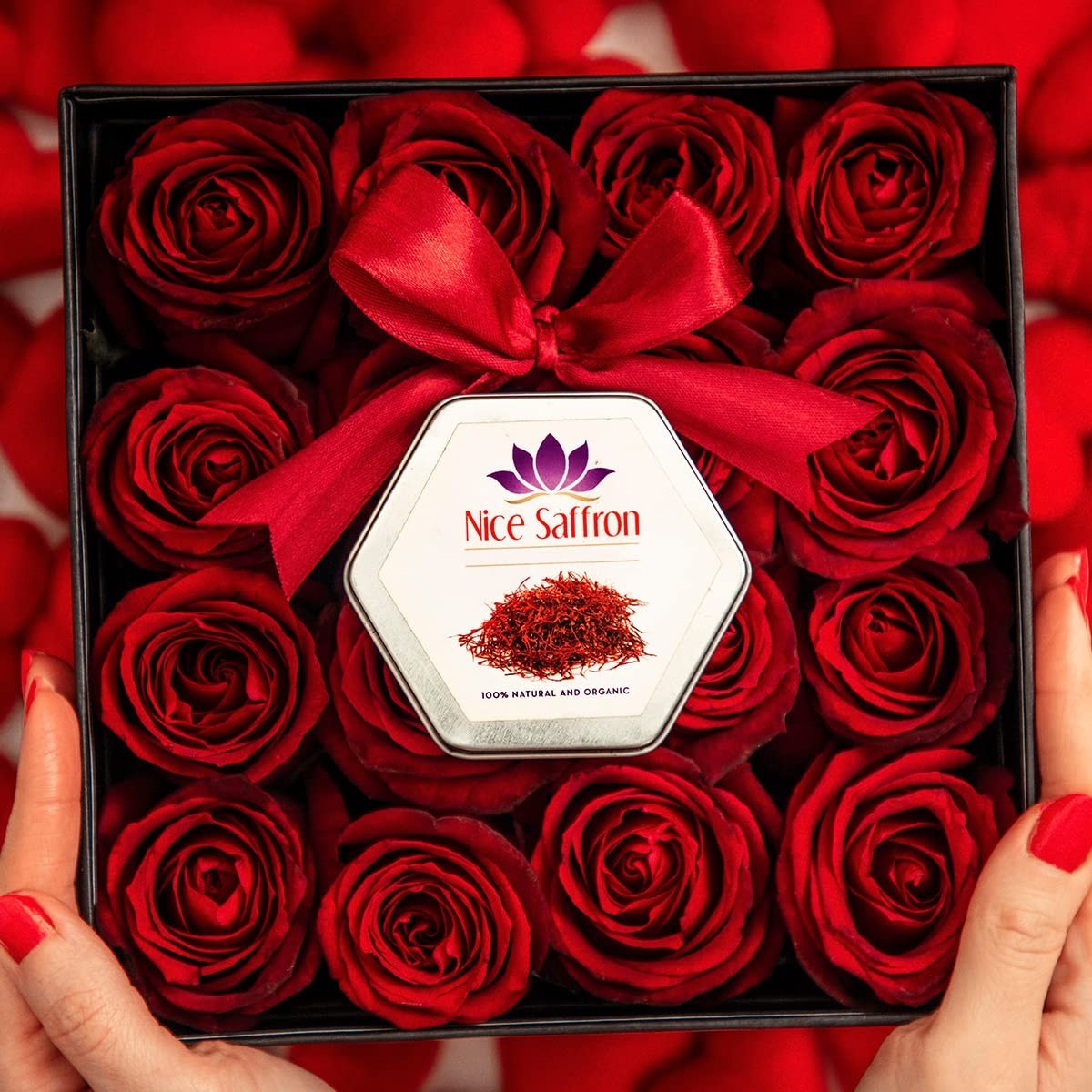 Premium Real Saffron Powder – Deep Red Spice for Cooking & Baking (5g)