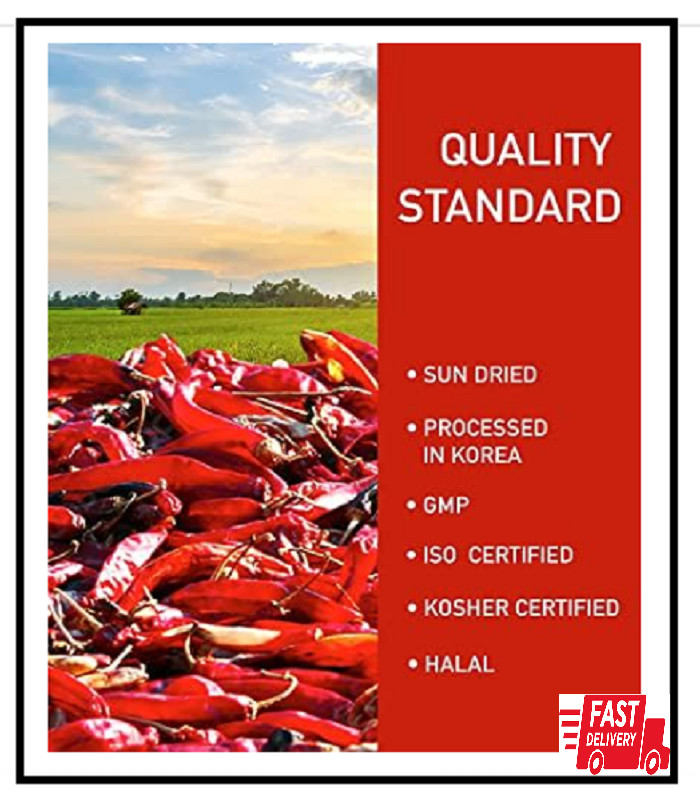 Tae-kyung Korean Red Chili Pepper Flakes Powder Gochugaru 1 Lb