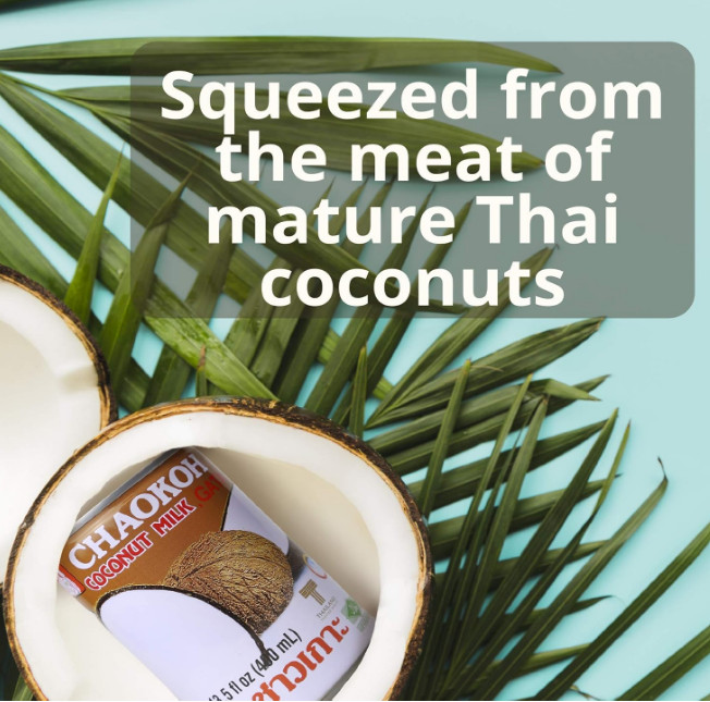 Chaokoh Cocunut Milk 13.5 oz Each With Multiples Packs