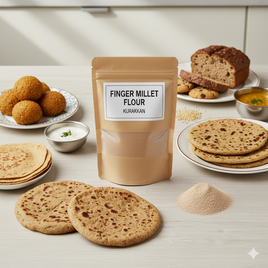 Ceylon Finest Kurakkan (Finger Millet) Flour | 100% Natural| Fiber| Iron| 400g
