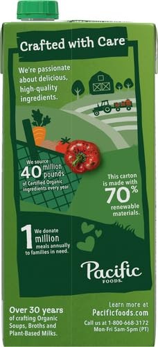 Pacific Natural, Organic Creamy Roasted Pepper & Tomato Soup 32 Fl Oz