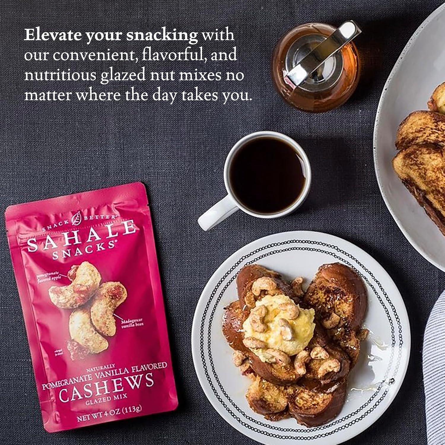 Sahale Snacks Pomegranate Vanilla Cashews Gourmet Glazed Nut Mix 6 Pack