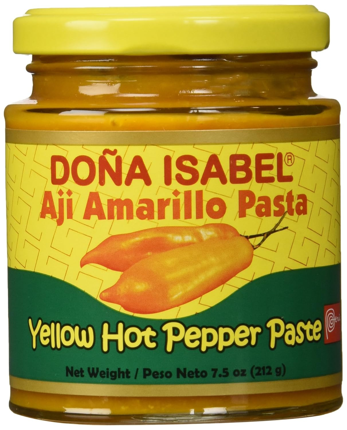 Doña Isabel Aji Amarillo Molido (Yellow Hot Pepper Paste) 7.5oz Single Bottle –