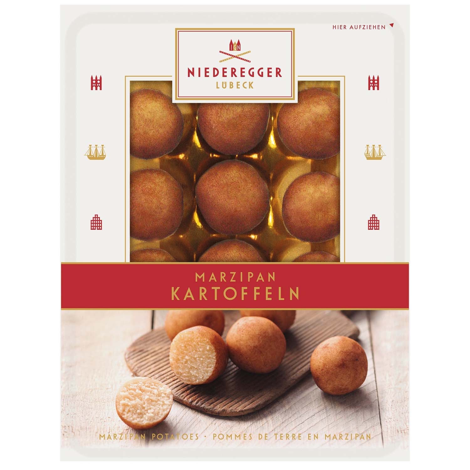 Niederegger Marzipan potatoes tray 1ct./100g/3.5 oz -FREE SHIPPING