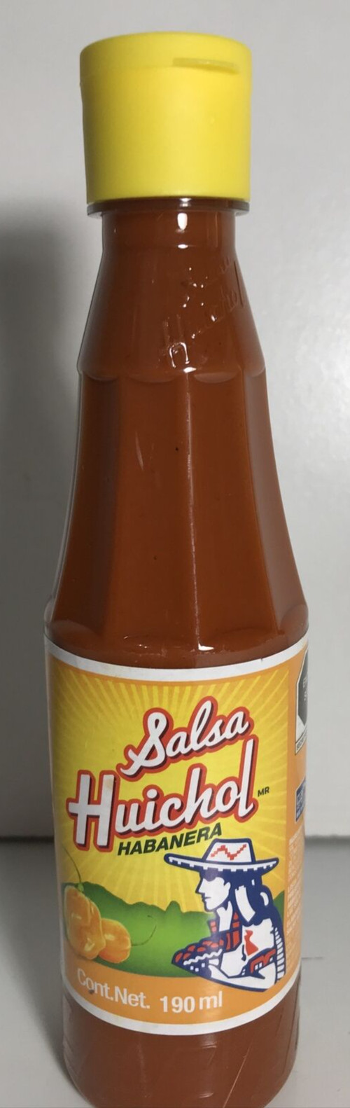 2-Pk Salsa Huichol Habanera 🇲🇽 Huichol Habanera Hot Sauce 190ml/6.7 oz