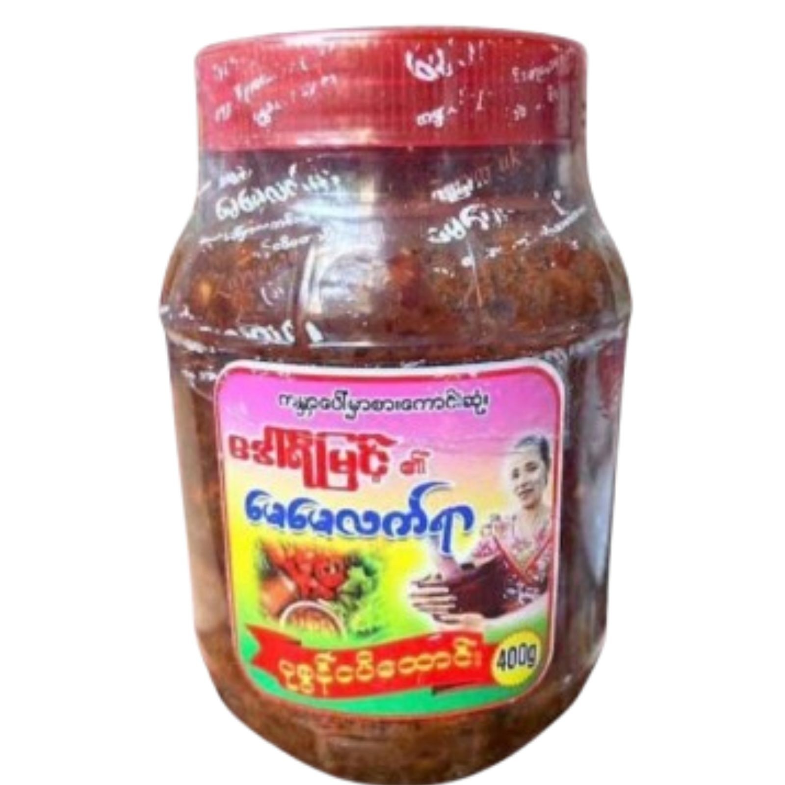 May May Lat Yar Pounded Shrimp Paste (400g) – Authentic Myanmar Ngapi Dip