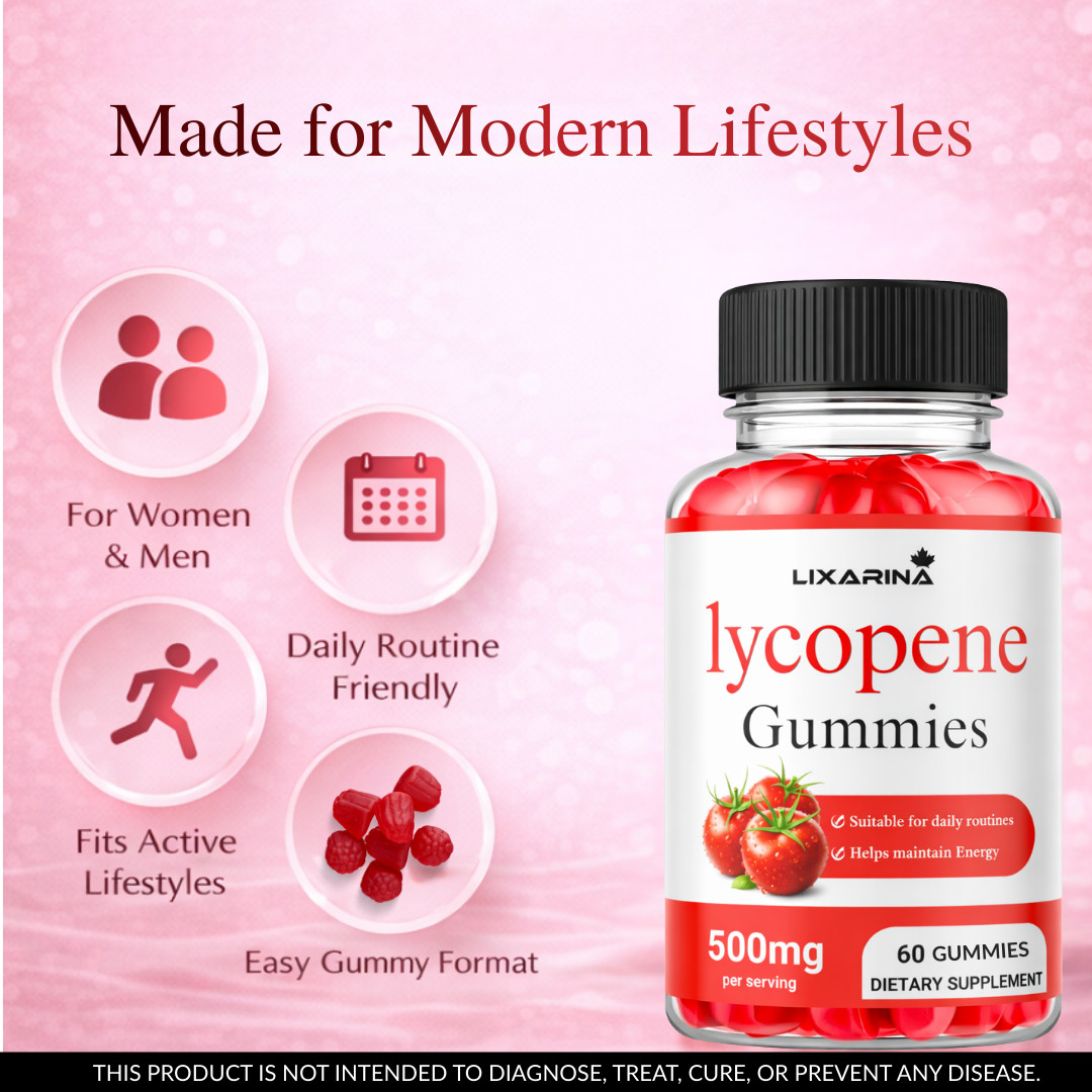Lycopene | Lycopene Gummies | lycopene Supplements Men | lycopenee 500mg -Pack 1