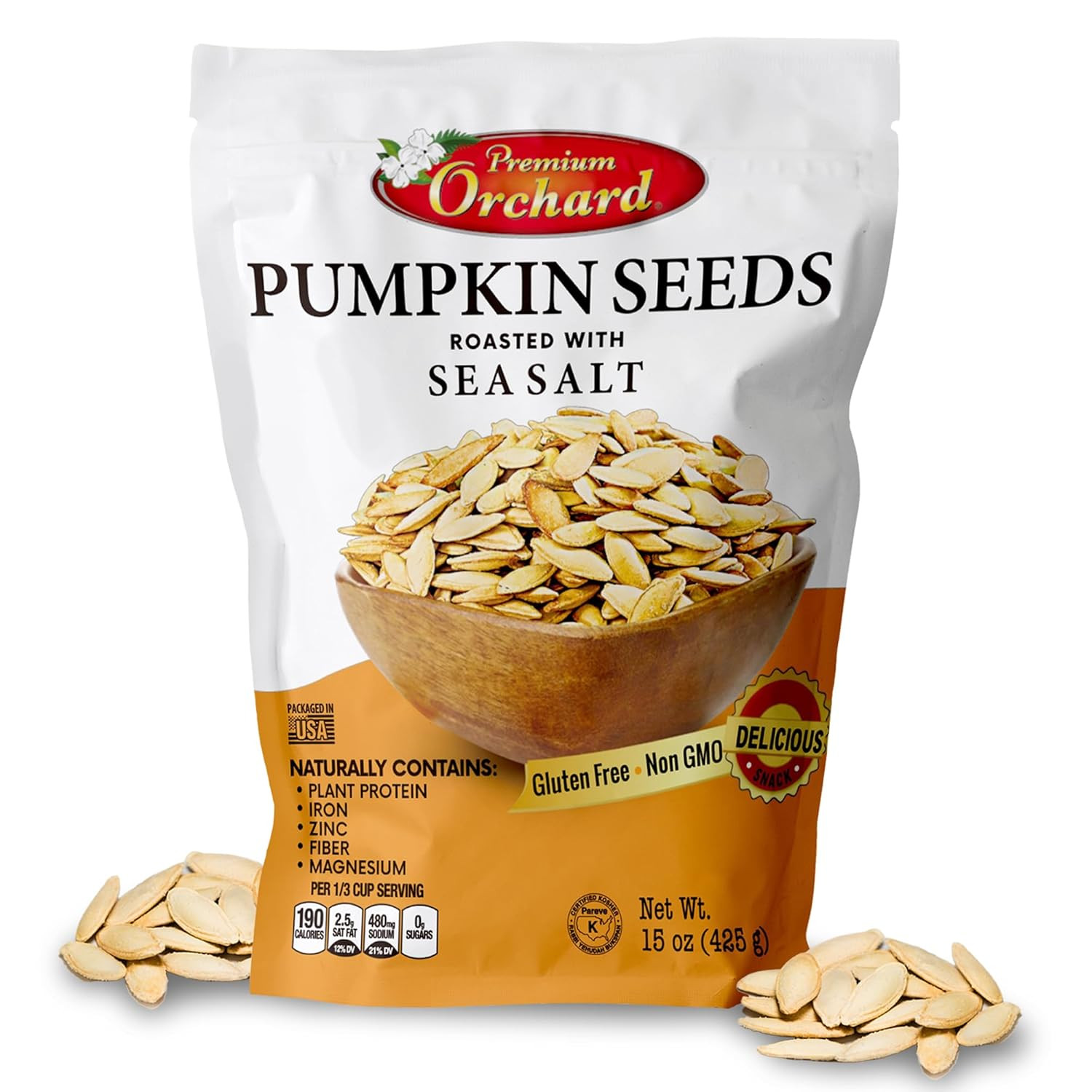 ROASTED PUMPKIN SEEDS to Eat in Shell by s MIXED NUTS – Salted with Sea Salt – N