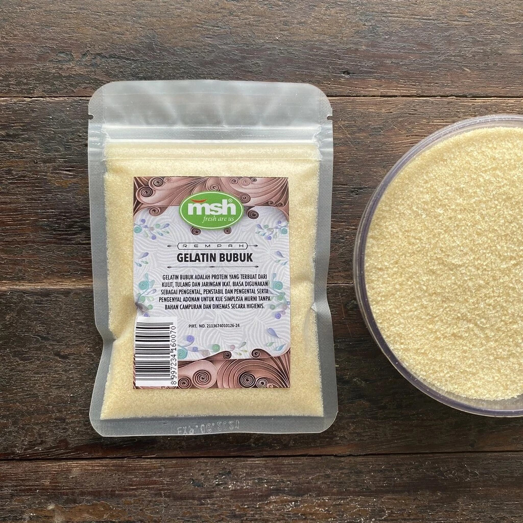 Gelatin Powder Organic Herbs Spices Fresh Pure Hygienic Premium