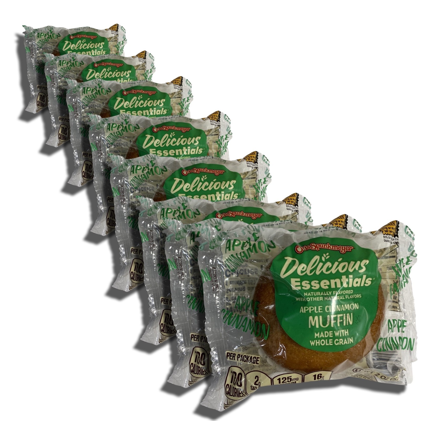 Delicious Essentials Apple Cinnamon Muffins Individually Wrapped, Baked by Otis