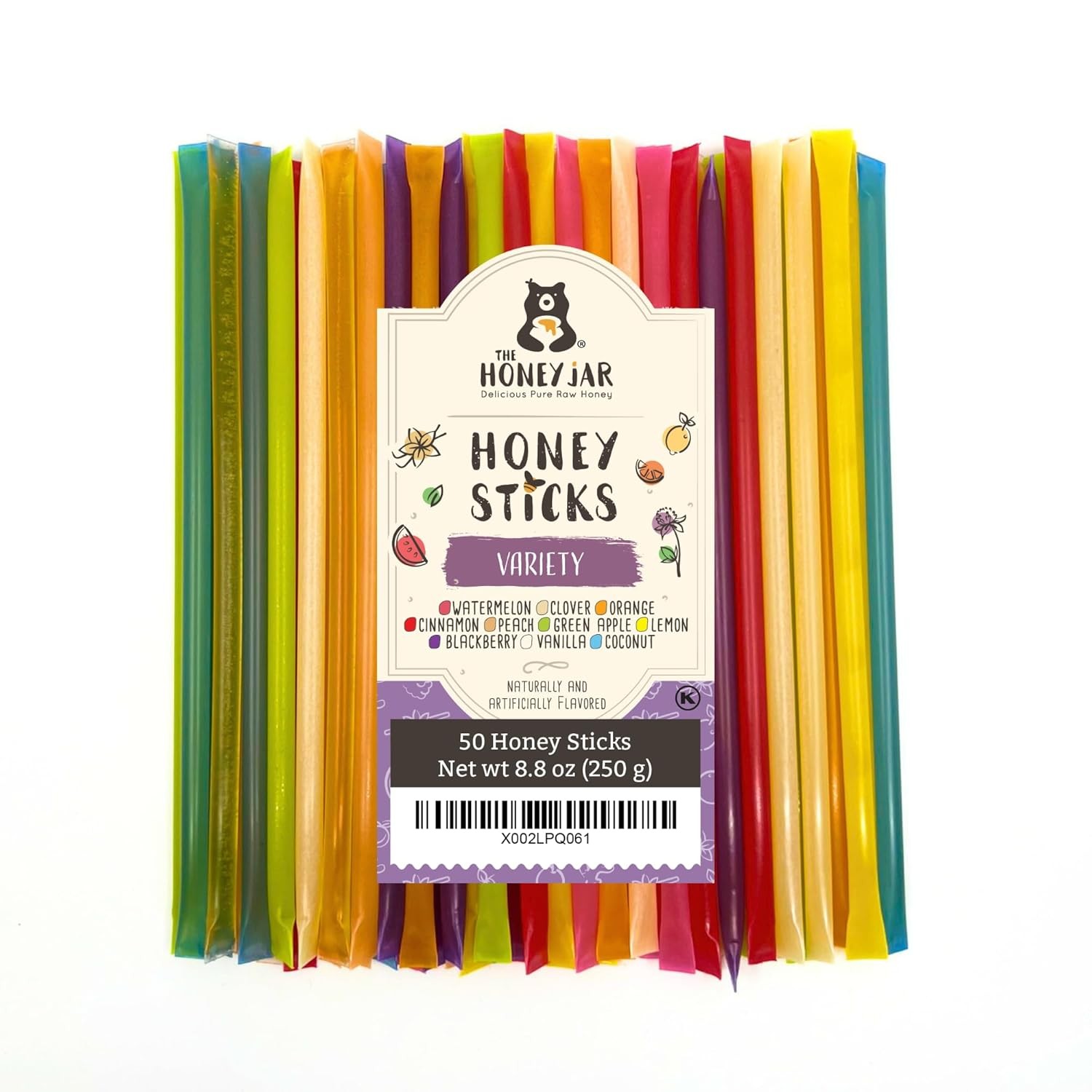 Variety Pack Honey Sticks – Pure Honey Straws For Tea, Coffee, or a Healthy T…