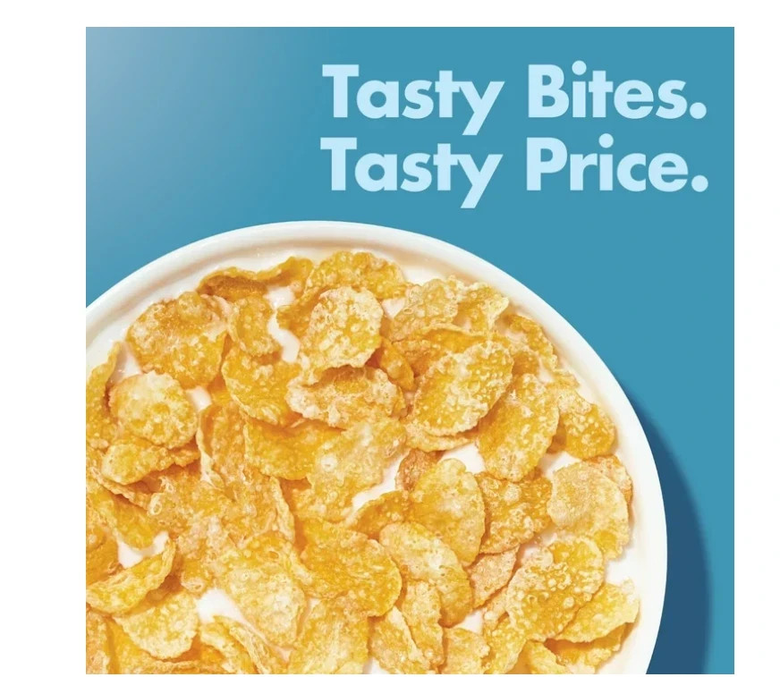 Malt-O-Meal Frosted Flakes Cereal, Family Size, Crunchy 37 oz Resealable Bag