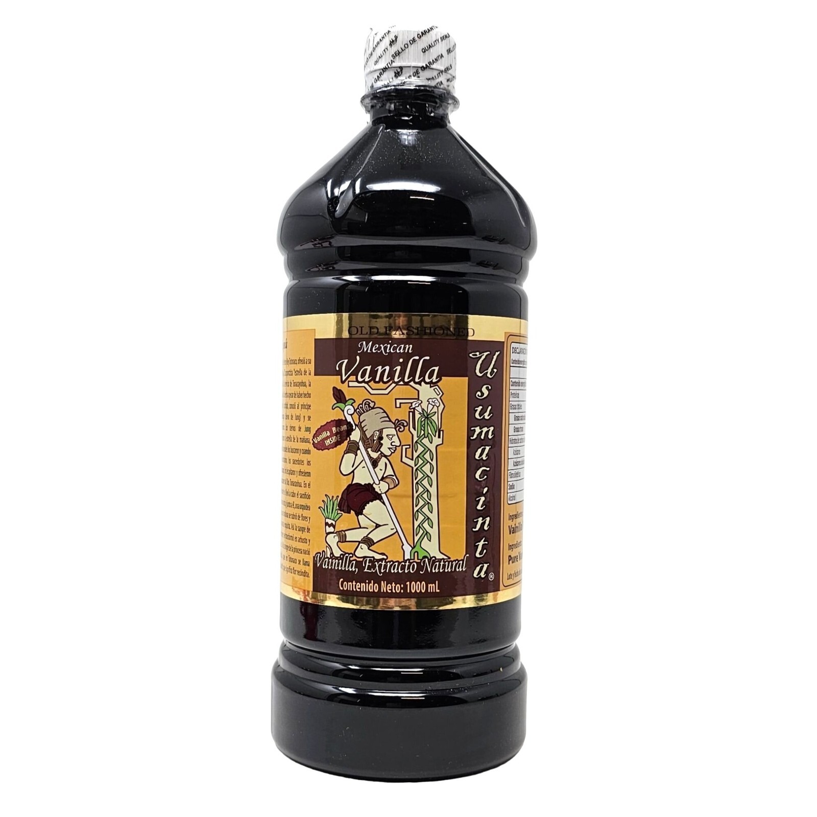 Usumacinta Vanilla Pure Amber 33.8oz Vanilla Extract – Made in Mexico