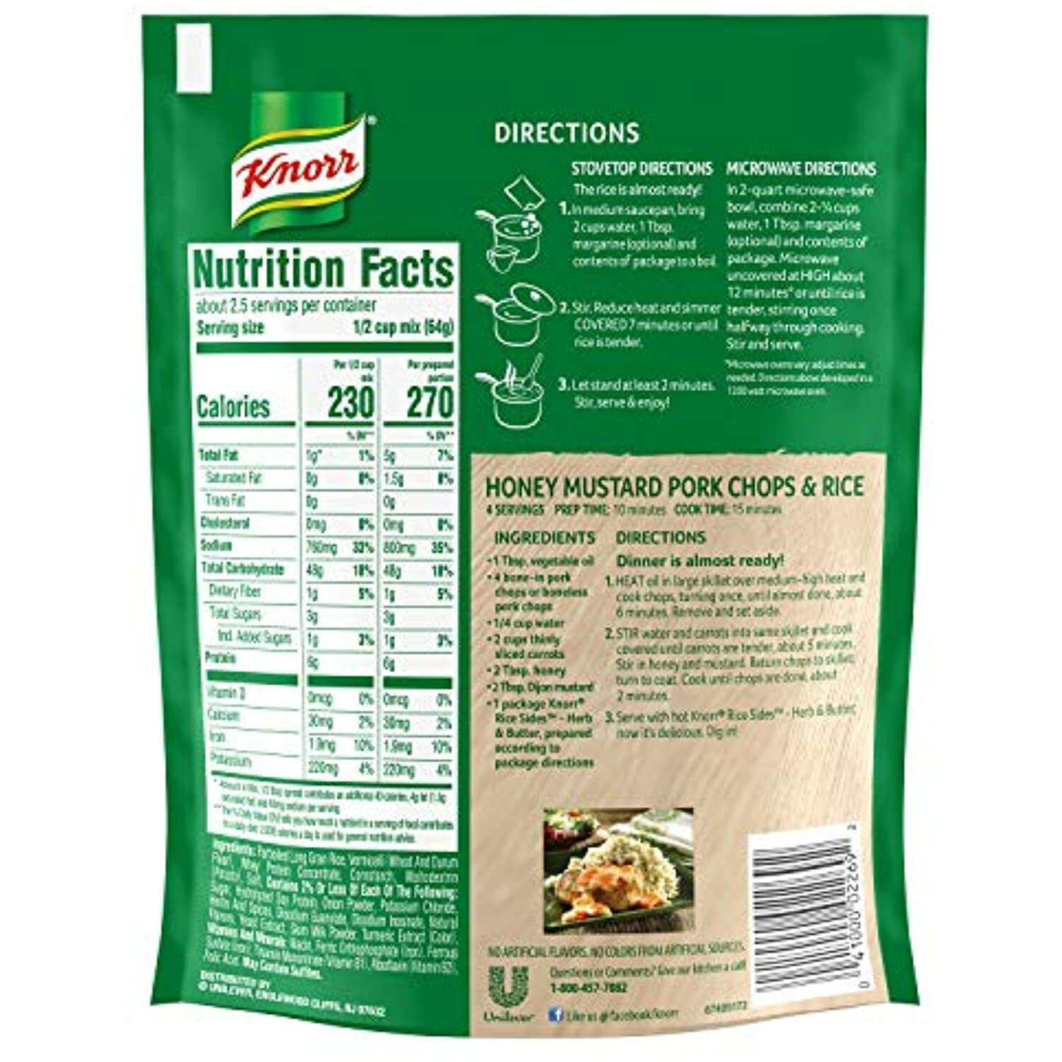Knorr Rice Side Dish, Herb & Butter