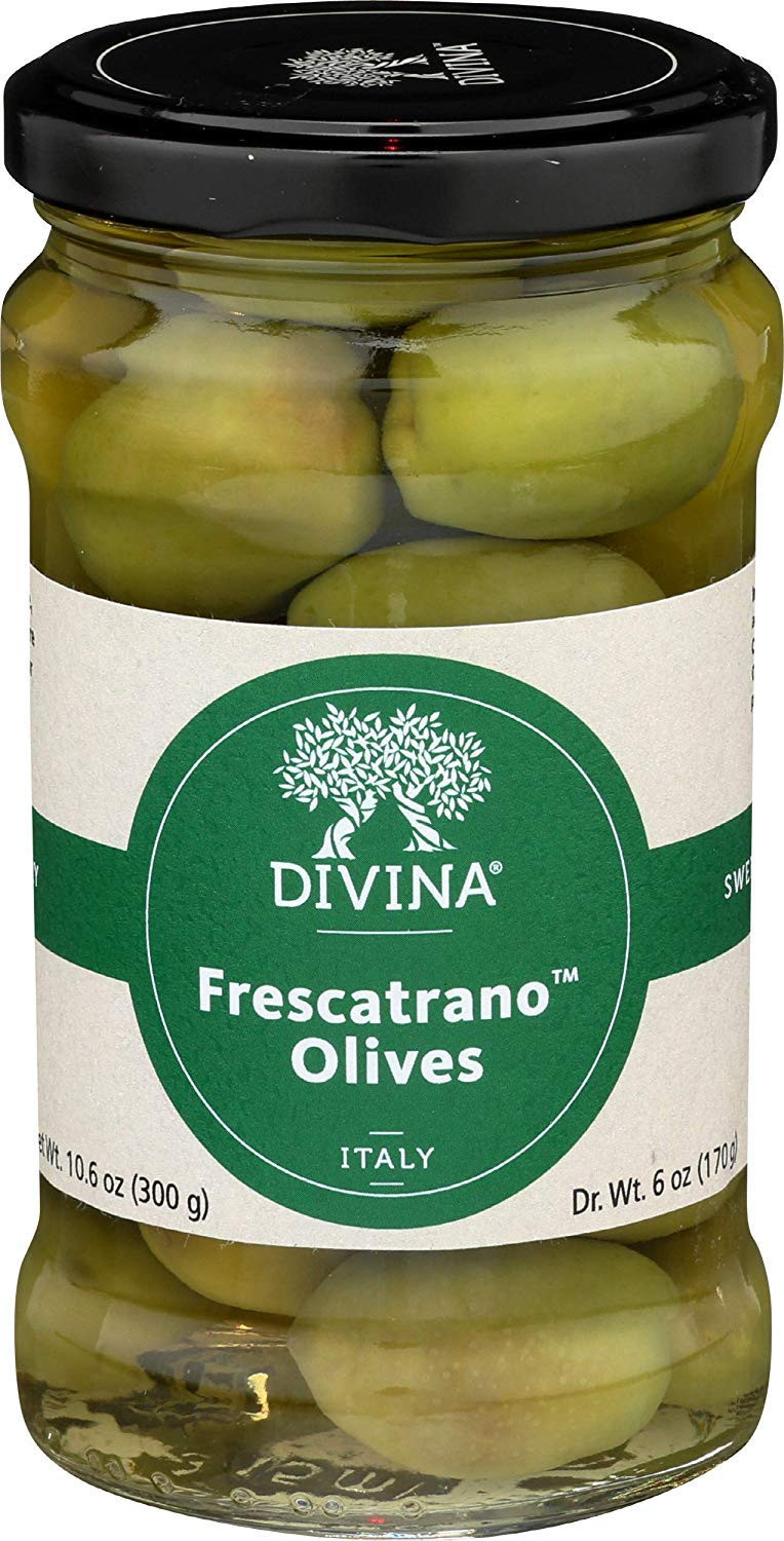 DIVINA Frescatrano Olives, 10.6 OZ