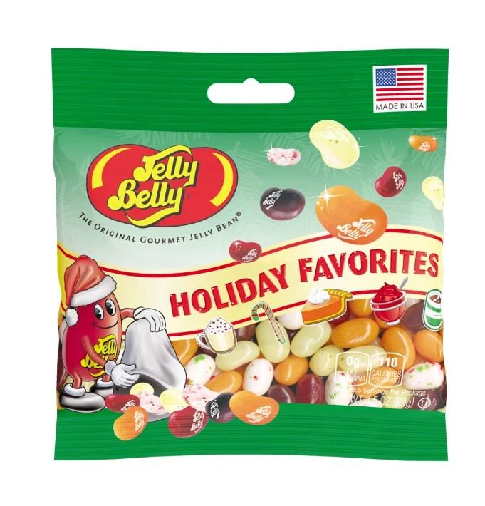 Jelly Belly HOLIDAY FAVORITES Gourmet Jelly Beans Candy 3.5 oz – Best By 11/2027