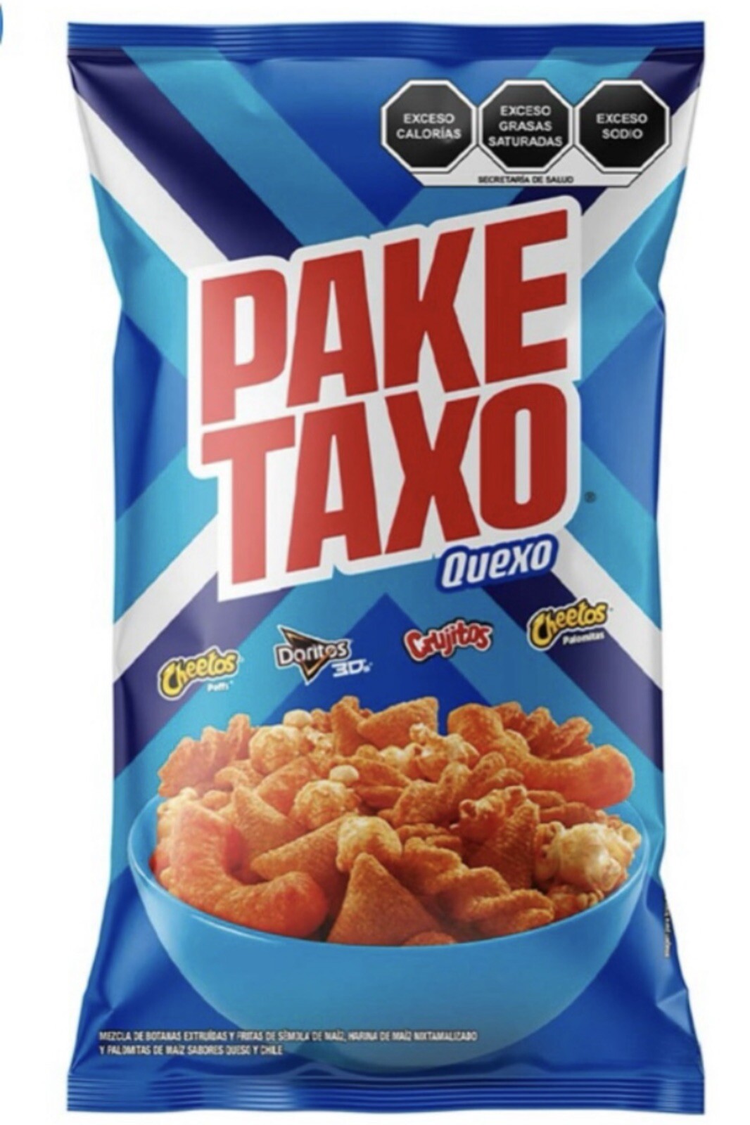 Paketaxo Quexo BIG 215g Pack of 1 papas snack Mexican chips