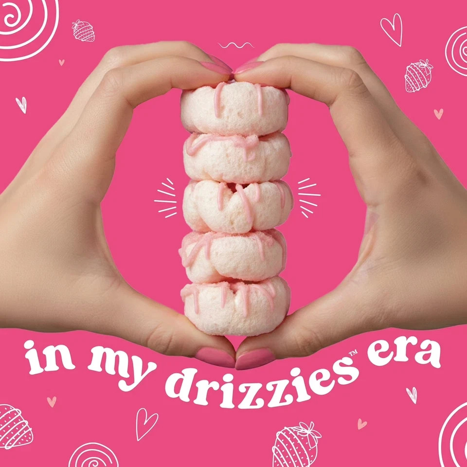 Drizzilicious Frosted Strawberry Mini Rice Cakes, 8 oz. Free Fast Shipping