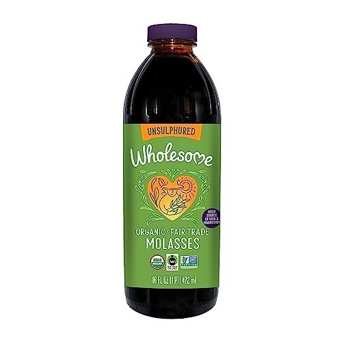 Wholesome Organic Blackstrap Molasses, 16 oz, 1-Pack