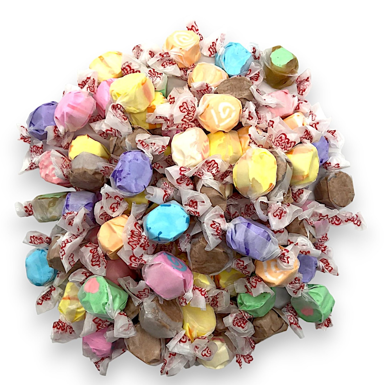 Gourmet Salt Water Taffy Candy – 1.5 lbs Assorted Flavors Individually Wrapped,