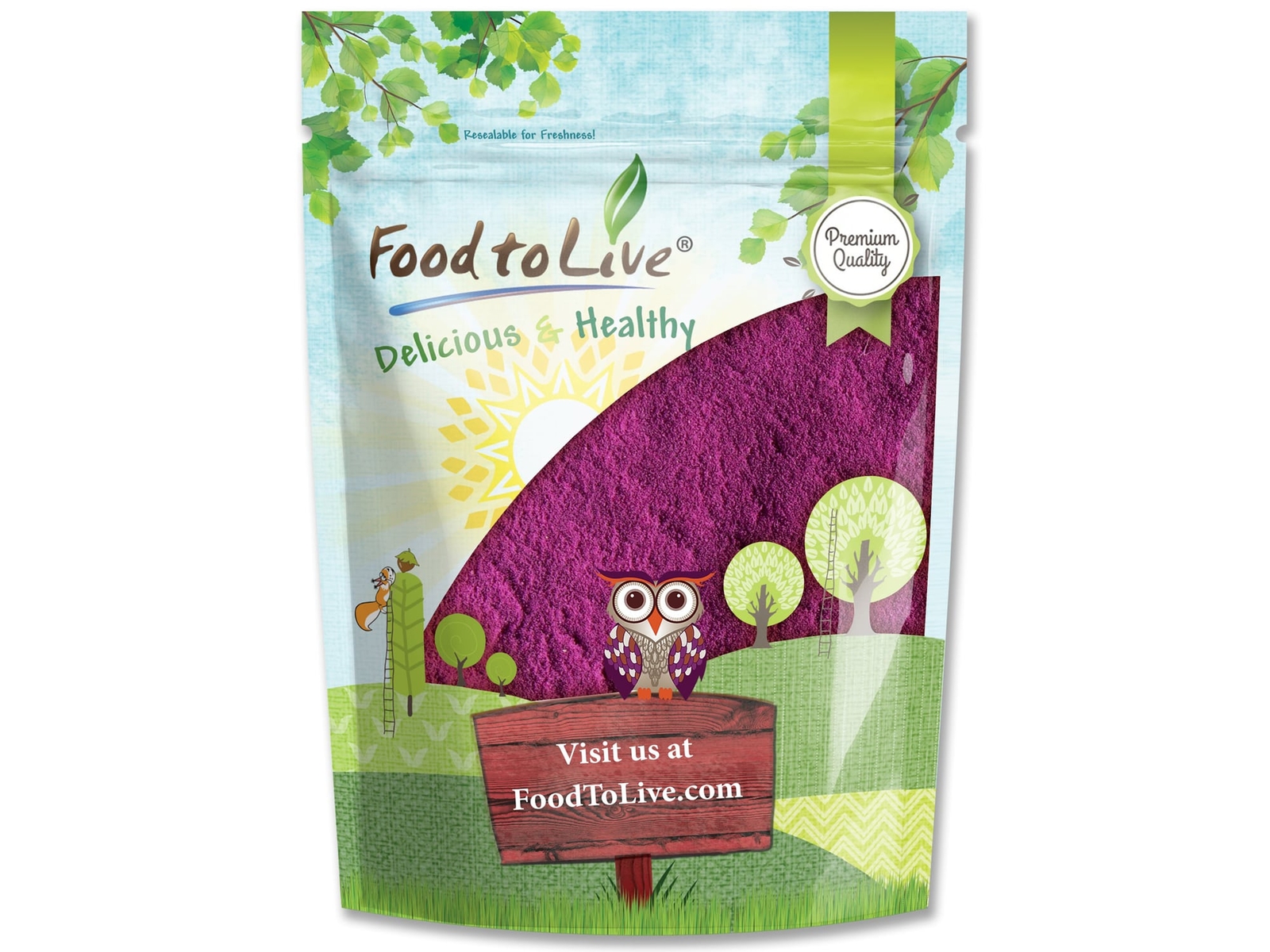 Black Currant Powder —Antioxidant Powerhouse, Vegan Superfood. Unsweetened