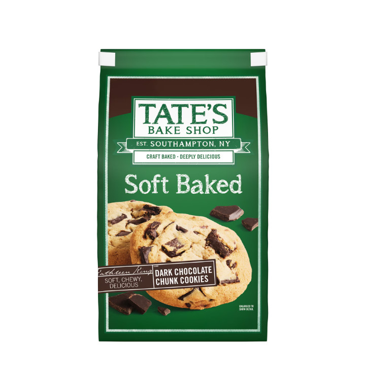 Tate’s Bake Shop Soft Baked Cookies, Dark Chocolate Chunk, 8 oz