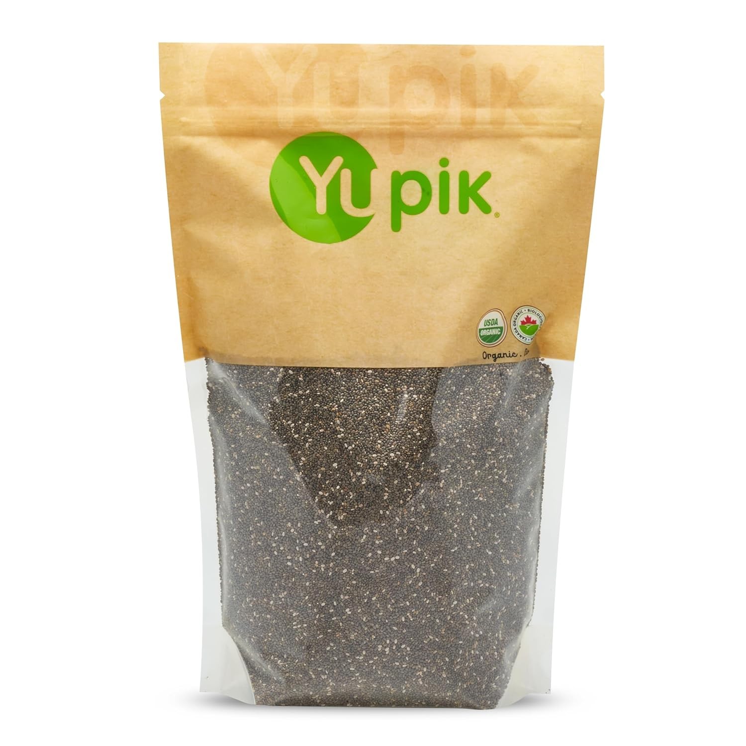 Yupik Organic Black Chia Seeds, 2.2 lb