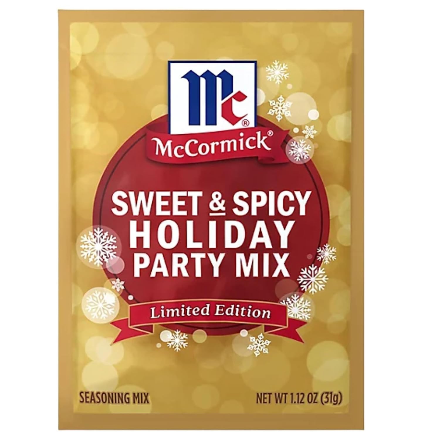 McCormick Sweet & Spicy Holiday Party Seasoning Mix Ltd Ed exp 07/2027 6 Pks