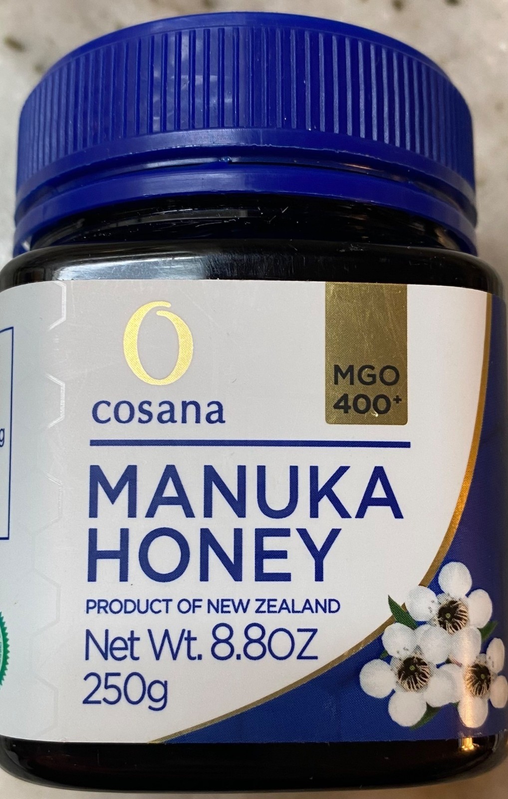 New Cosana Manuka Honey MGO 400+ 8.8 Oz 250g Exp 03/2029 New Zealand