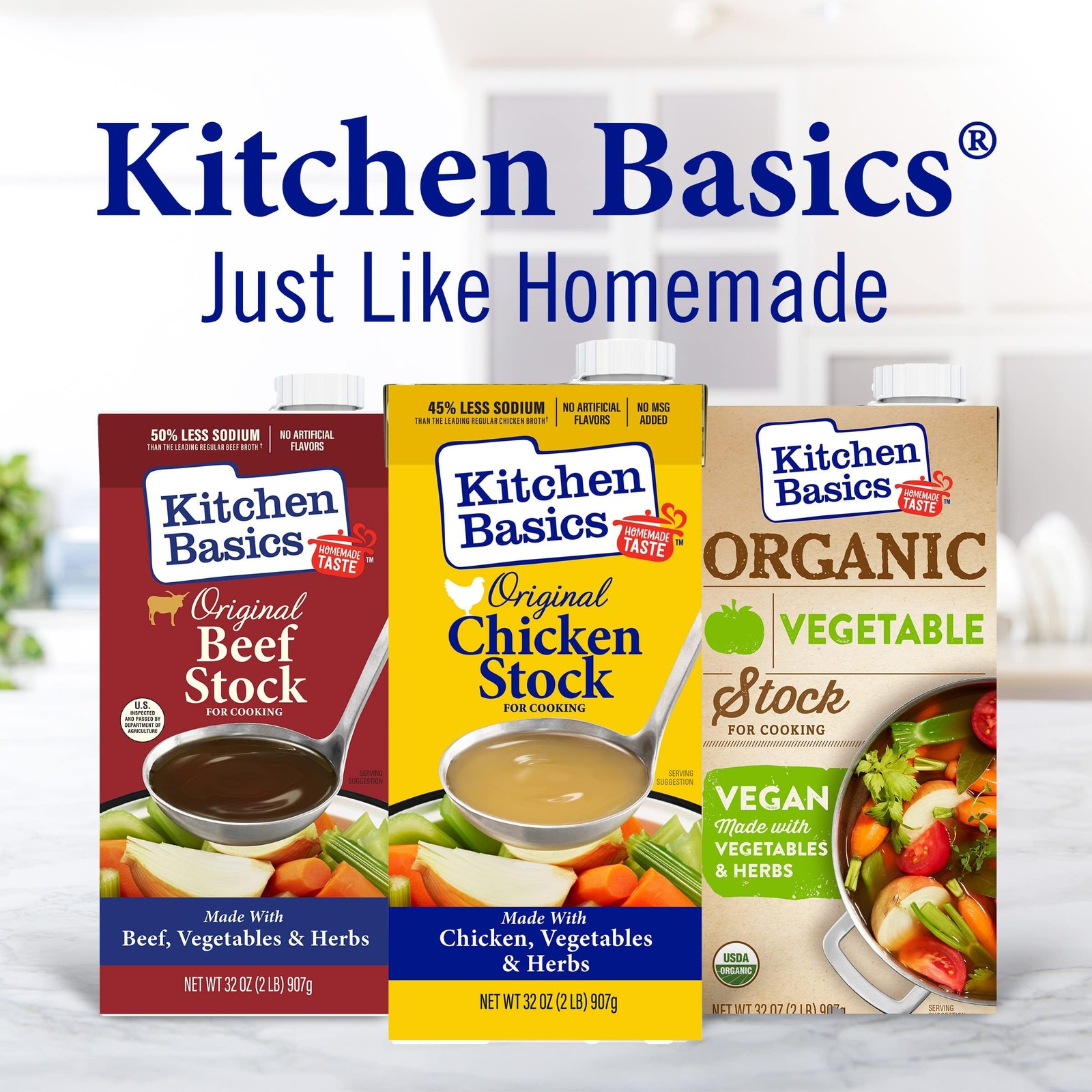 Kitchen Basics Original Seafood Stock, 32 fl oz 32 Fl Oz (Pack of 1)