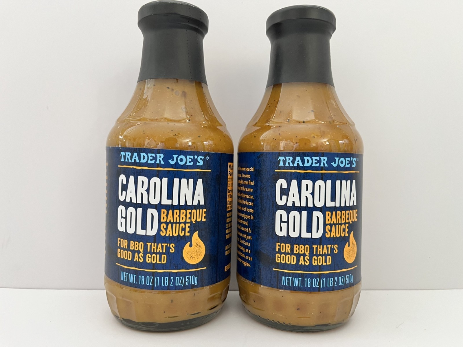 2 Packs- Trader Joe’s BBQ Sauce Carolina Gold Sweet & Smoky 18 oz