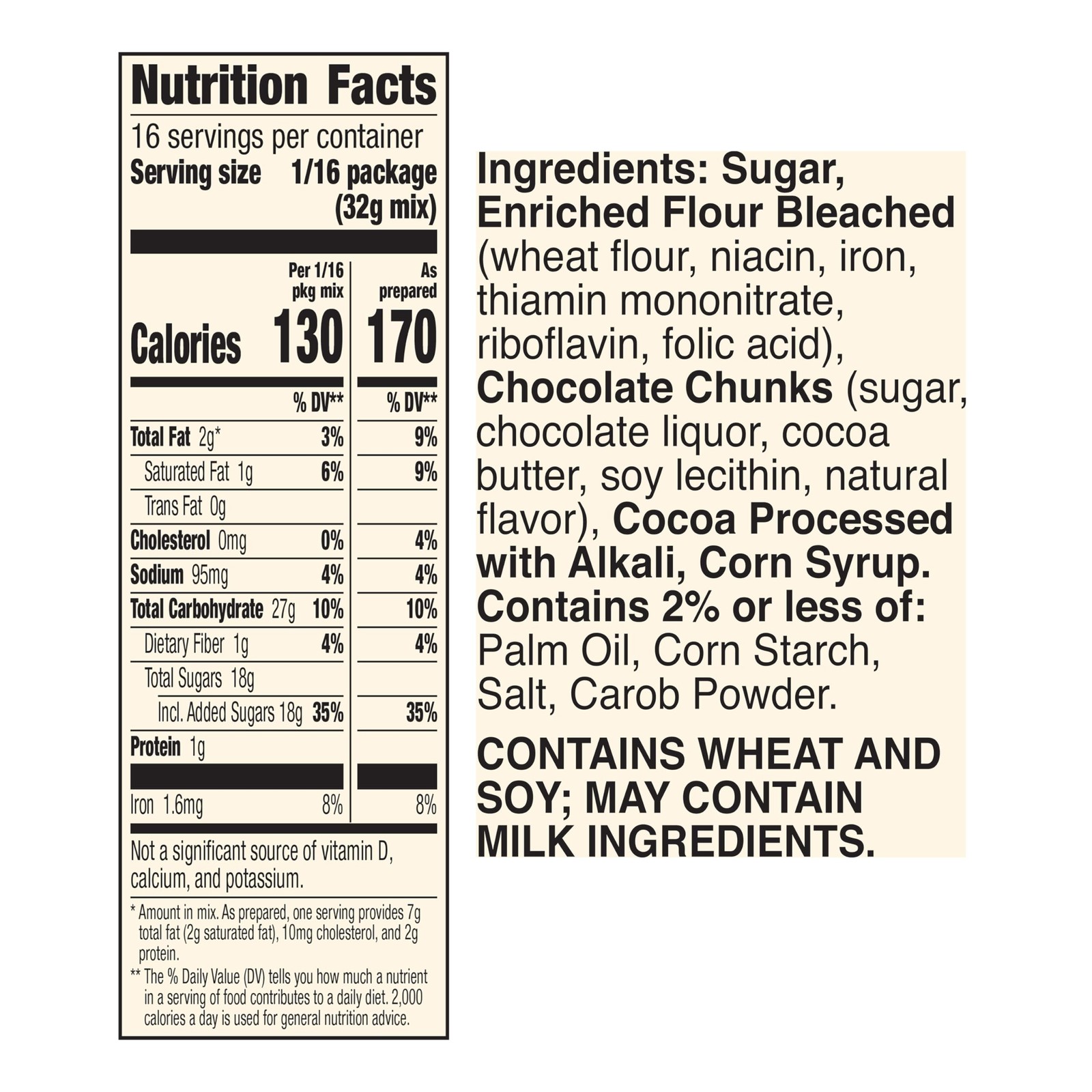 Betty Crocker Supreme Chocolate Chunk Brownie Mix, 18 oz 18 Ounce (Pack of 1)