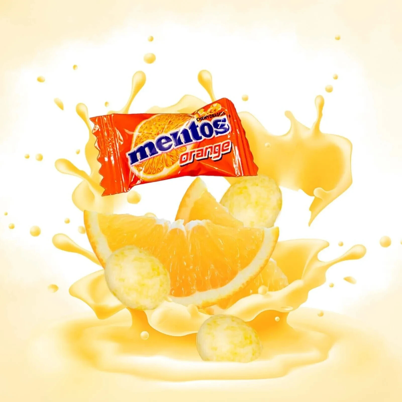 MENTOS FRUIT Chewy Candy, Strawberry, Orange, Lemon – Fun Size Minis (2 Pounds)