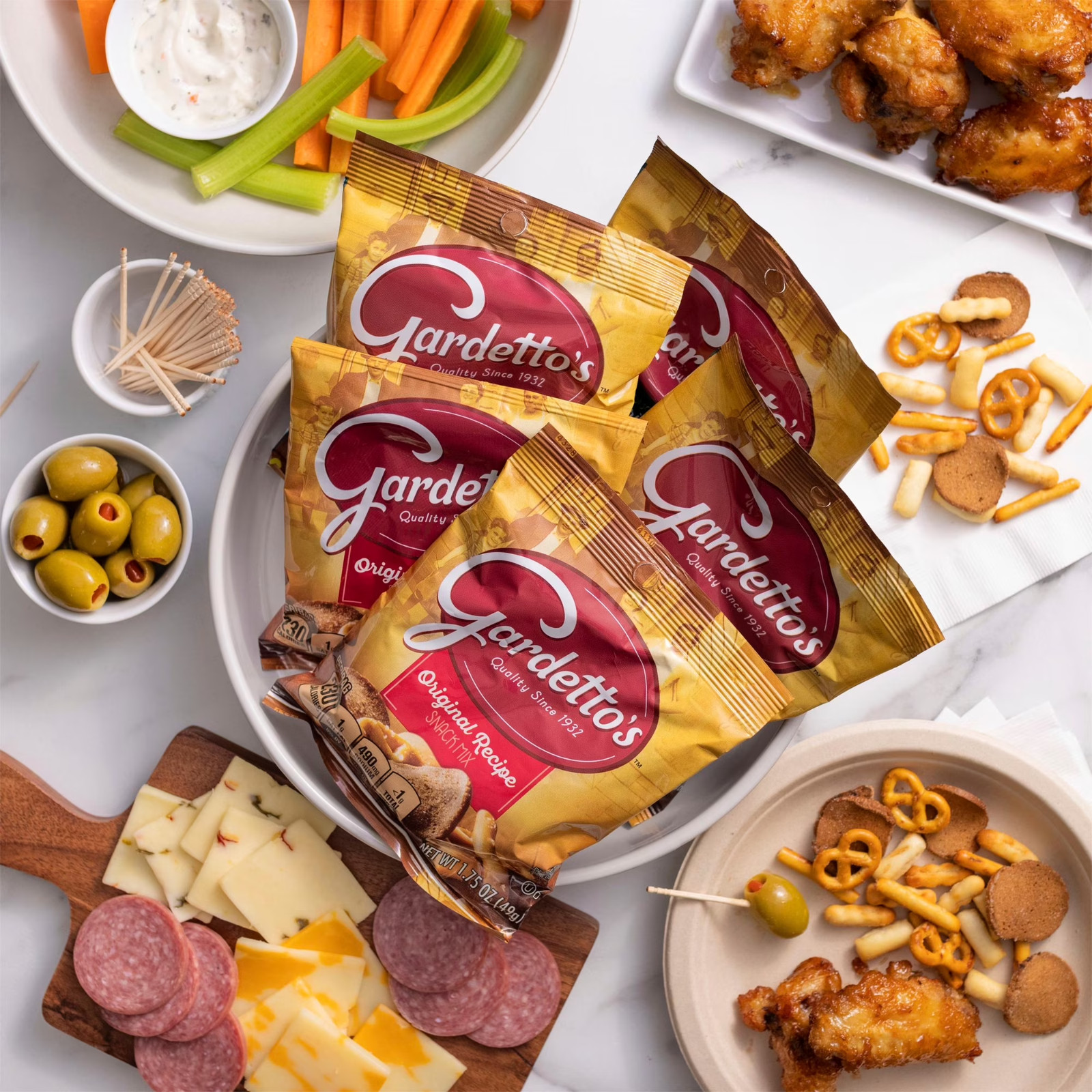 Gardetto’s Original Recipe Snack Mix, Single Serve Bags Multipack, 10 Ct, 17.5oz
