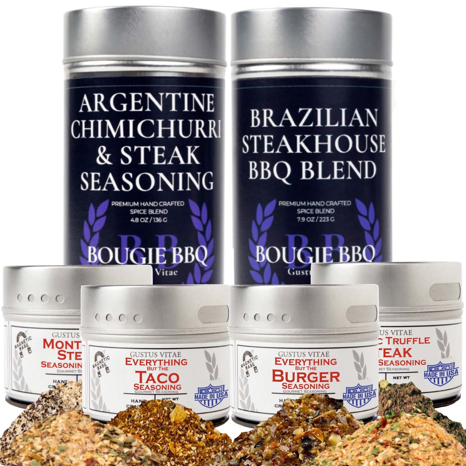 Steak Lovers – Best For Beef | 6 Pack Collection | Gourmet Seasonings and Rubs