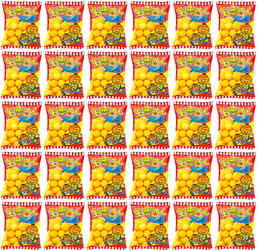 Japan Mini Corn Puffs Kado “Onion Tarō” Snack – 15g ×30 bags