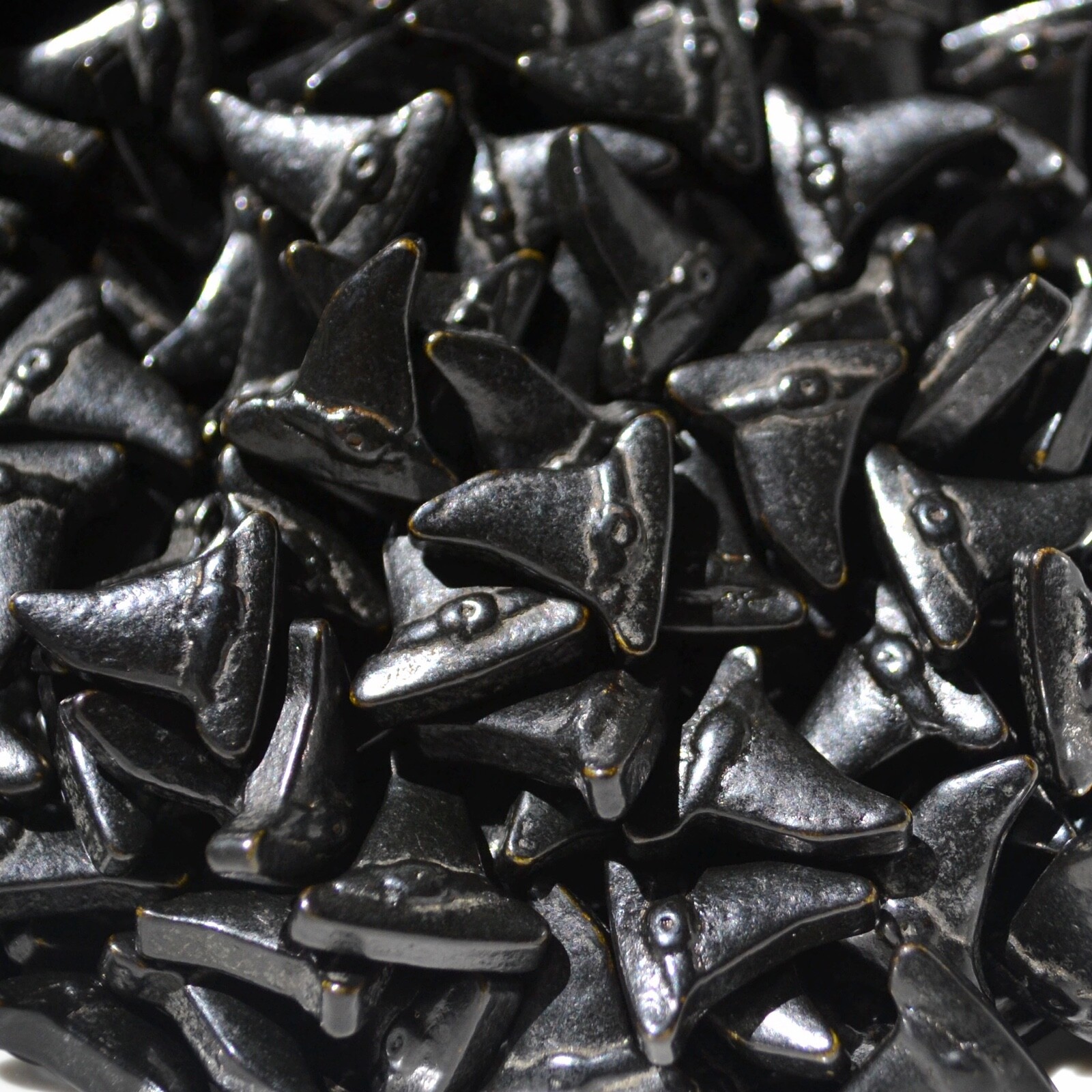 BLACK WITCH HAT SPRINKLES, Halloween Cake Decoration, Edible Candy Sprinkles