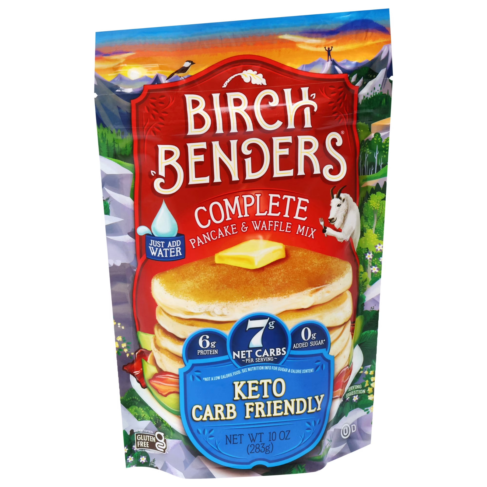 Birch Benders Keto Carb Friendly Pancake & Waffle Mix, 10oz