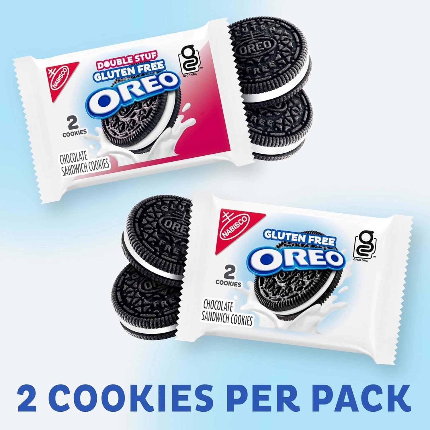 Gluten Free Original & Double Stuf Chocolate Sandwich Cookies Variety Pack, Glut
