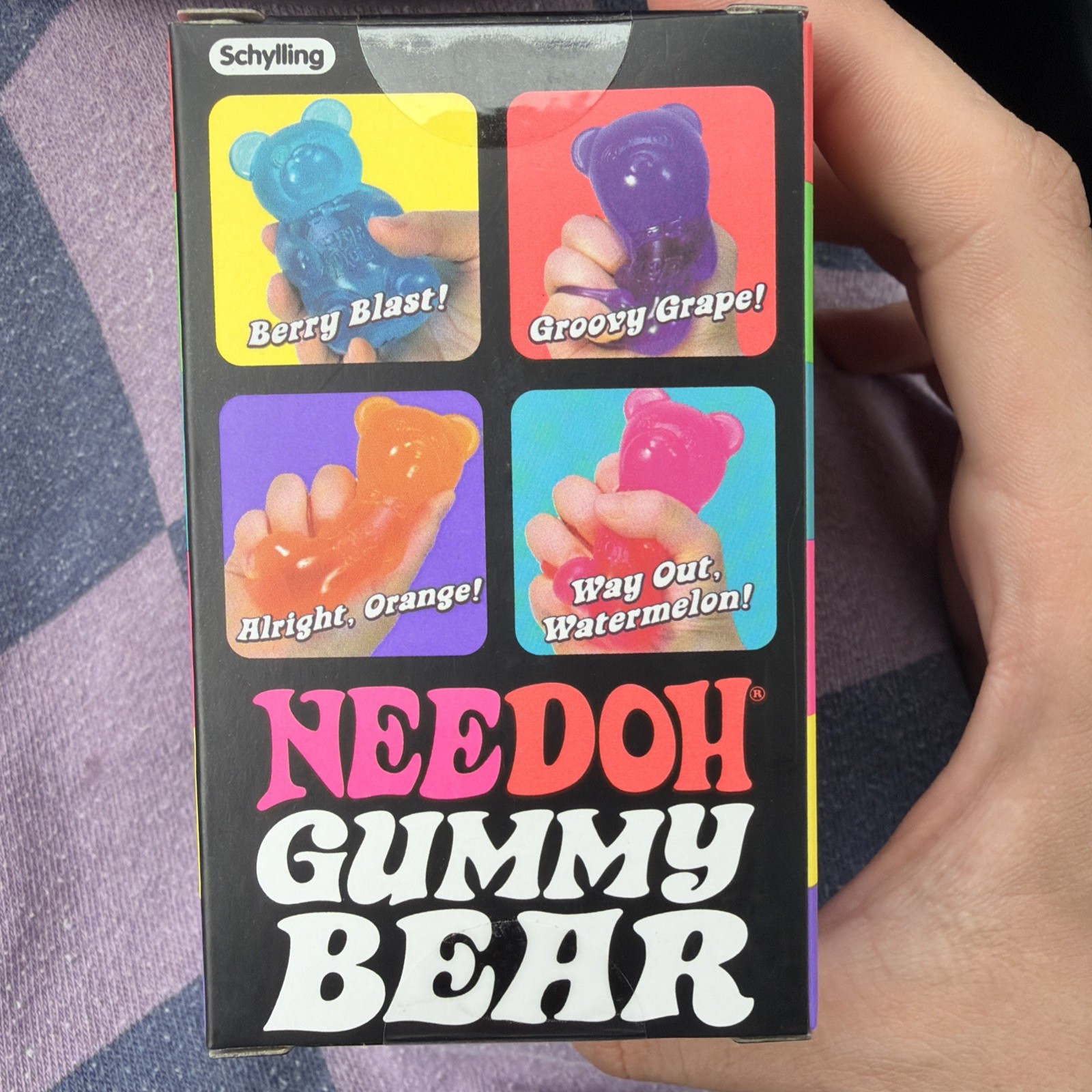 Needoh Gummy Bears PURPLE NEW IN BOX – AUTHENTIC Same Day Ship