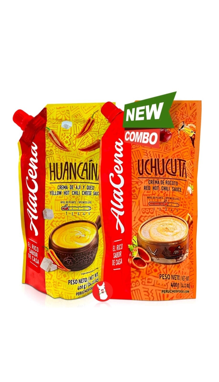 2Pack Alacena New Crema Huancaina & New Crema de Rocoto Uchucuta #415