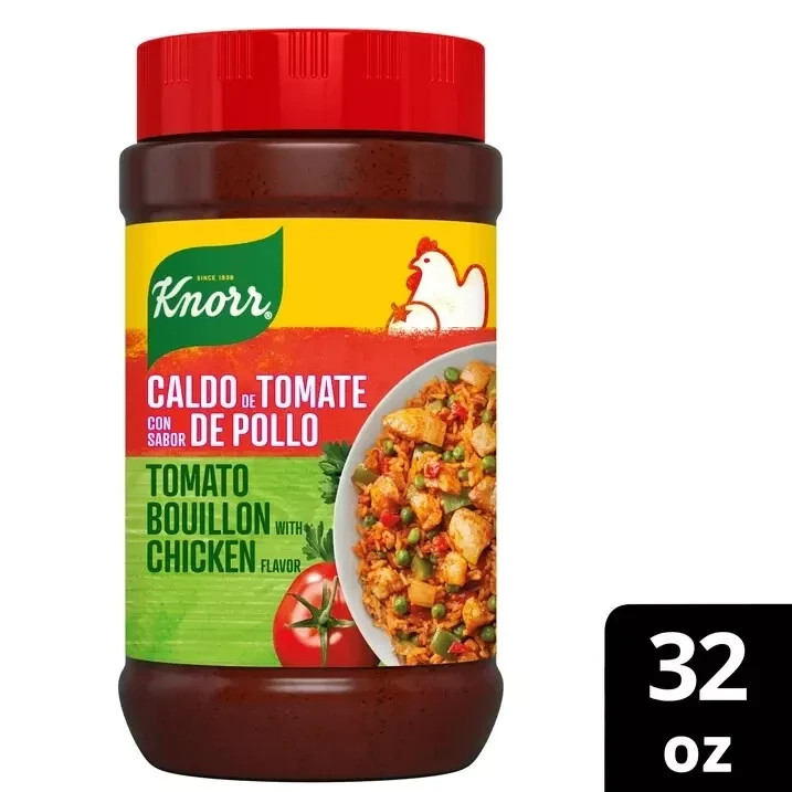 Knorr Granulated Tomato with Chicken Flavor Bouillon Ground, 32 Oz Jar
