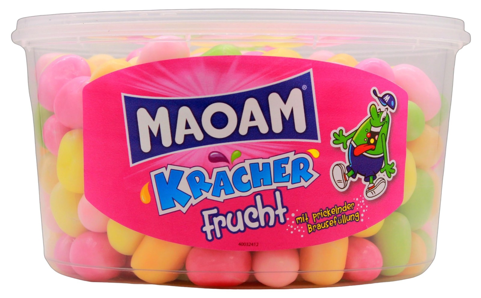 Maoam Frucht Kracher Tub – 265 Chewy Sweets for Fruit Lovers